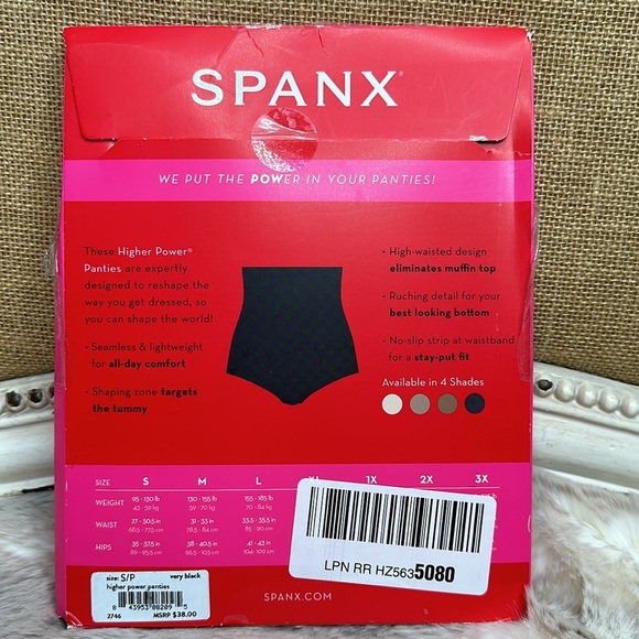 SPANX | Higher Power Panties | Size S Black - Picture 5 of 9